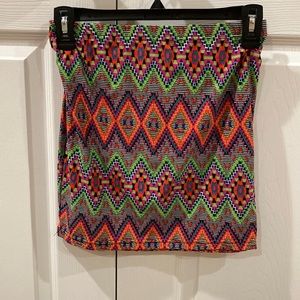 Mini skirt by the brand hot kiss.